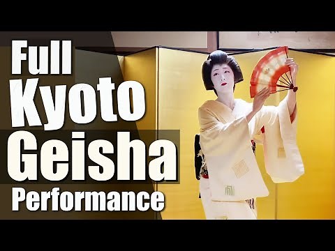 Full traditional Geisha Performance in Kyoto - feat. 2 dances & original music!