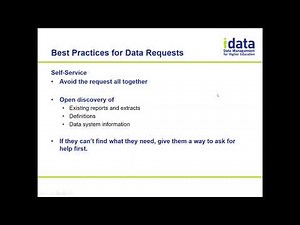 Best Practices for Data Requests in Higher Education