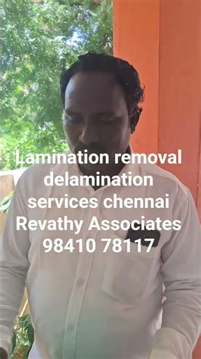 How to remove lamination from original document Lamination removal delamination chennai 98410 78117