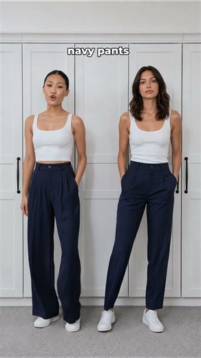 Camel & Navy pants guide 👖 | Save for later & subscribe for fashion & styling 🤍