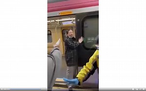 Video of woman spitting and smearing saliva on MTR door goes viral | Coconuts