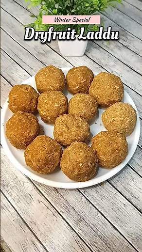 Dry Fruit Laddu | Winter Special Healthy Laddu | Kitchen Mastani #recipe #sweet #viralvideo