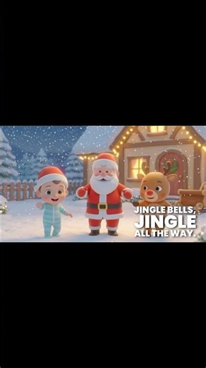 Jingle Bells 🎄 Santa Claus is Here! | Kids Christmas Song. #shorts