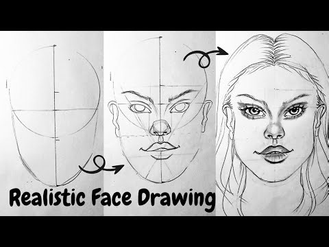 How to Draw a Realistic Face (Beginner Friendly)