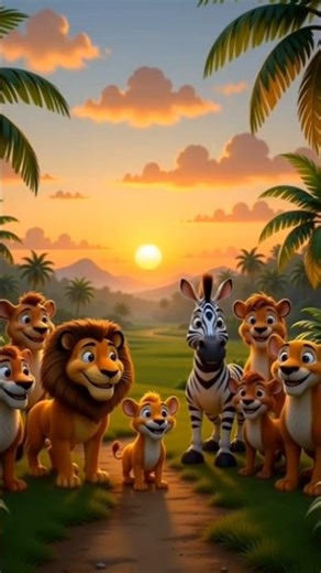 Jungle aur Janwar ki dosti |#cartoon #trending #viral #ai #kahani #shortvideo #aishorts #aistory