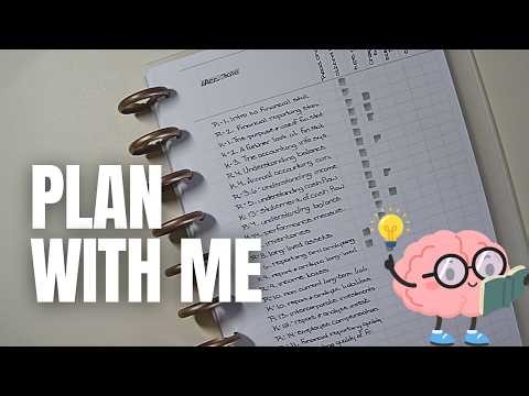 Overwhelmed? Let’s Build a Study Planner Together