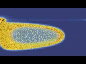 Elmer FEM with particle tracker: particles in flow