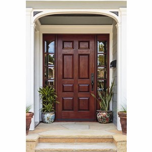 [Hot Item] Cbmmart Teak Solid Wood Main Entrance Oak Wooden Doors Double Design Entry Factory Made