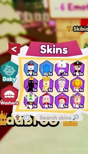 Bathe da baby skin inventory #roblox