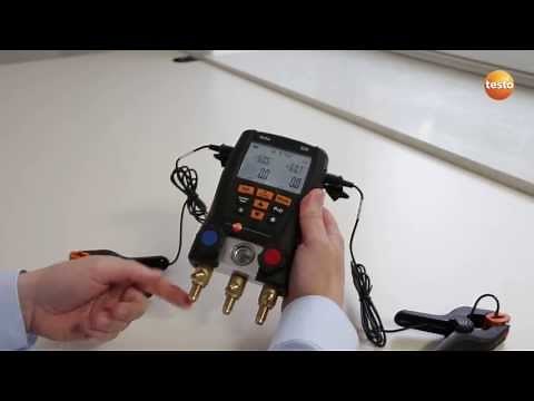 Digital manifold testo 550: Basic settings (2/4) | Be sure. Testo