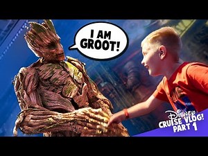 K-City Meets the Marvel Avengers! (Disney Cruise Family Vlog Day 1)