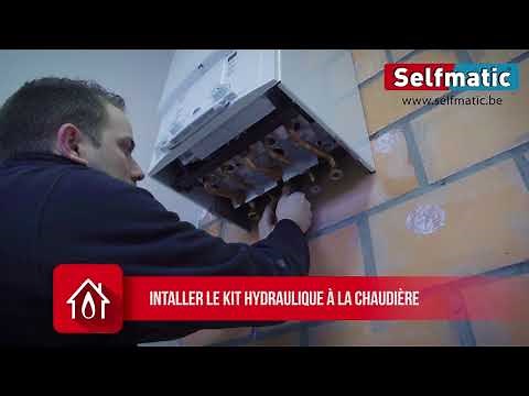 Installation chaudière gaz murale et vase d'expansion