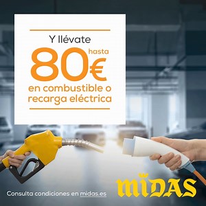 El verano empieza cuando pongas tu coche a punto. Equípate con neumáticos CONTINENTAL antes del 31 de julio y llévate 80€ en combustible o recarga eléctrica. 👉 https://www.midas.es/presupuestos-online/neumaticos/simulador/neumaticos-dimensiones?cmpid=oso!facebook!os_neumaticos_2406_continental!promo | Midas (Página Oficial)