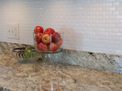 How To Paint A Glass Tile Backsplash With These Simple DIY Steps - The DIY Nuts