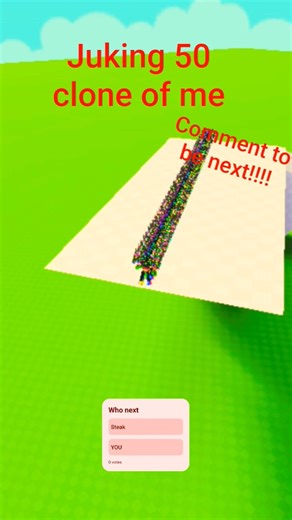 Juking roblox characters PART 1#clone#noobtrain