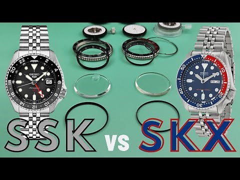 SSK vs. SKX | Parts Comparison & Conversion Test | Modding Parts by SKXMOD