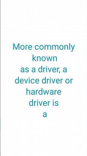 What Are Device Drivers || Define Device Drivers || What is device driver