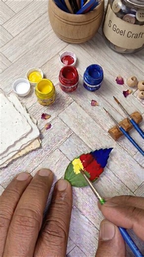 Leaf Art That Actually Looks Professional #painting #diy #satisfying