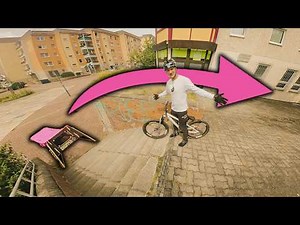 MTB Street Gaps with the Backpack Ramp! (in Chemnitz)