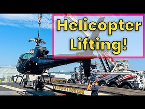 Lifting a Helicopter at the Airport with a Rotator!