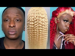 6.5K views · 336 reactions | Fire Red Deep curl wig w/ 613 ROOTS tutorial ‍♀️ | Jay will | Facebook