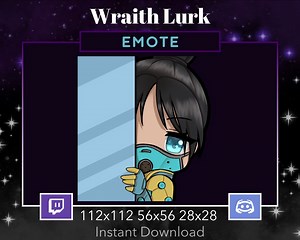 Apex Legends Emote Wraith Depths of the Void Lurk. Emote Twitch, Emote Discord, Stream, Gaming - Etsy Australia