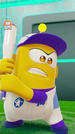 Baseball Fun for Kids #shorts #baseball #sportbots #cartoonshow #silentcomedy #cartoon #funny