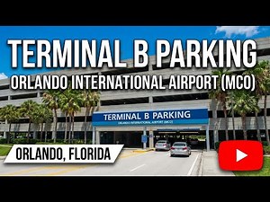 Parking at Terminal B Parking Garage - Orlando International Airport - Orlando, Florida