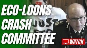 WATCH: Eco Protesters Crash Home Affairs Select Committee
