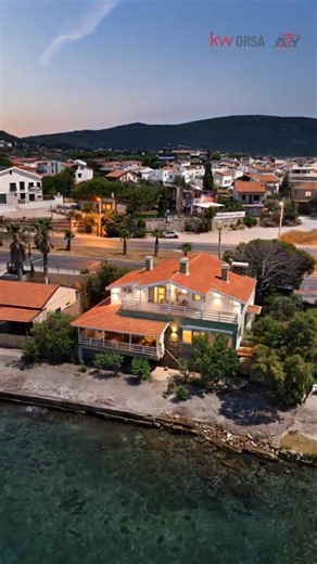 Urla Kalabak Sahilinde Satılık Tarihi Dokulu Denize Sıfır Taş Ev #denizesıfır #taşev #urla #villa