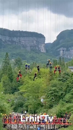 lrnit on Instagram: "At first, it looks impossible. 🧗‍♂️ No ladder. No platform. Just a rope disappearing into the sky. But this isn’t recklessness — it’s a complete rope ascending system. A setup of mechanical ascenders, foot loops, and safety backups that lets climbers move upward using their own body weight, one controlled step at a time. Every motion is locked. If they slip, the system holds. If they rest, the rope carries the load. That’s how people climb hundreds of feet with nothing bene