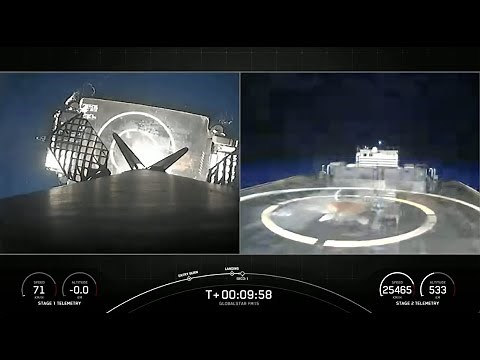SpaceX launches Globalstar satellite! Nails 3rd landing in 36 hours