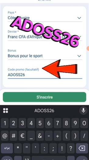 CODE PROMOTIONNEL 1XBET 2026 / Comment obtenir un bonus inscription sur 1xBet au Congo-Brazzaville