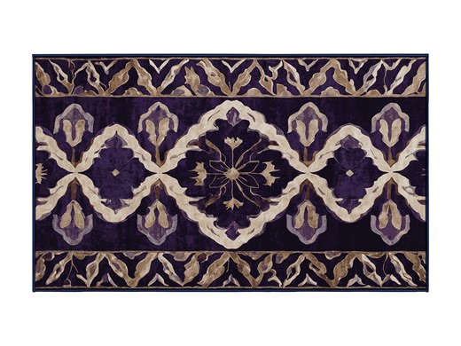Orren Ellis Machine Washable Purple Area Rug | Wayfair