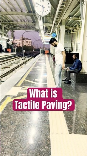 Tactile Paving 🟡 | Designed for the Visually Impaired | Nagpur Metro