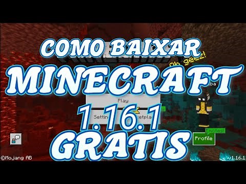 COMO BAIXAR MINECRAFT WINDOWS 10 EDITION 1.16.1 GRATIS DOWNLOAD
