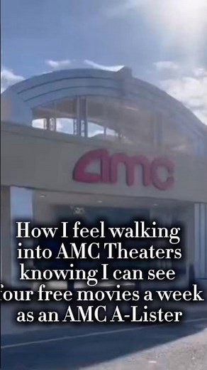 How I feel walking into AMC theaters as an A-Lister #amctheaters