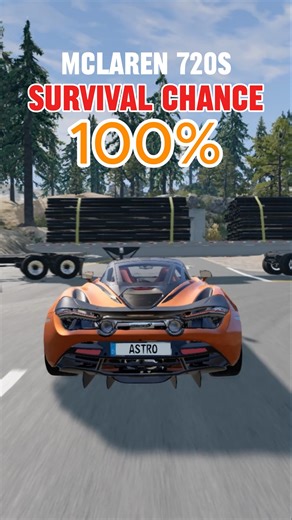 Which Car Survives a Realistic Semi Truck Impact? BeamNG Drive Test