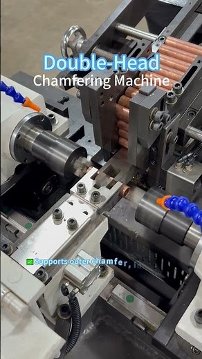 High-Precision Chamfering Machine | Copper Automatic Chamfering Machine #machine #factory #cncmill