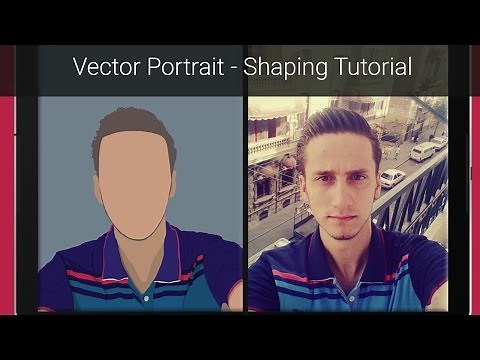 Vector Portrait - Shaping Tutorial - Photoshop - The Easy Way