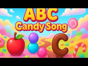 Candy Alphabet Song A to Z | Fun 3D Sweet Treats for Kids
