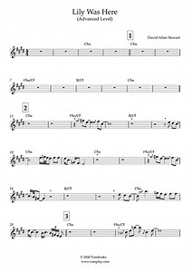 Lily Was Here (Advanced Level, Alto Sax) (Stewart Dave) - Saxophone Sheet Music