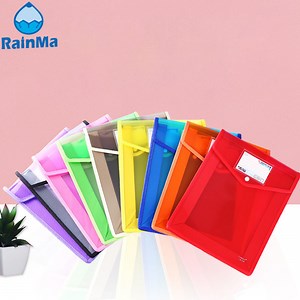 [Hot Item] Custom Label A4 Data Folder Waterproof Solid Vertical Document Bag with Cloth Edge