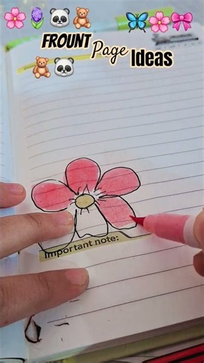 Frount page ideas 💡 ✨️ 👌 🐼🧸🎀