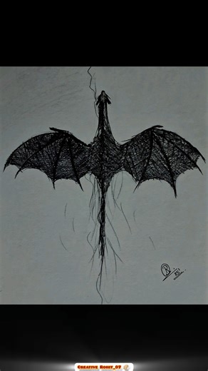 Flying dragon pencil sketch 🐲 #pencil #sketch #art #dragon #foryou #explore #sketching #drawing