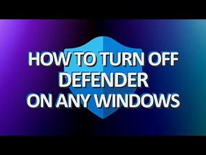 3 Easy Ways to Disable Windows Defender on Any PC 2025