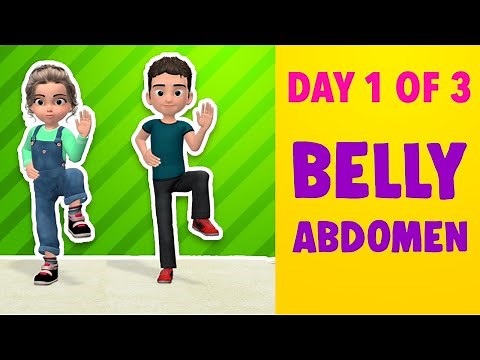 Kids Daily Exercise: Day 1 of 3 // Belly and Abdomen