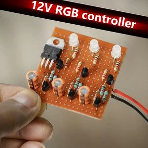 7.5K views · 71 reactions | Simple 12V RGB Controller Circuit #RGB #diyelectronics #rgbcontroller #electronicsproject #electronicsprojects | Electric 2.0 | Facebook