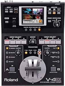 Roland V-4EX 4-Channel Digital Video Switcher for Quality Video Performance and Web Streaming