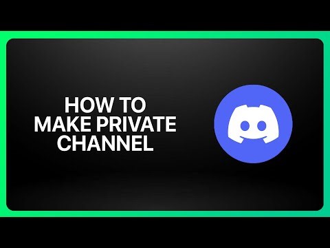 How To Make Private Channel In Discord 2025! Tutorial